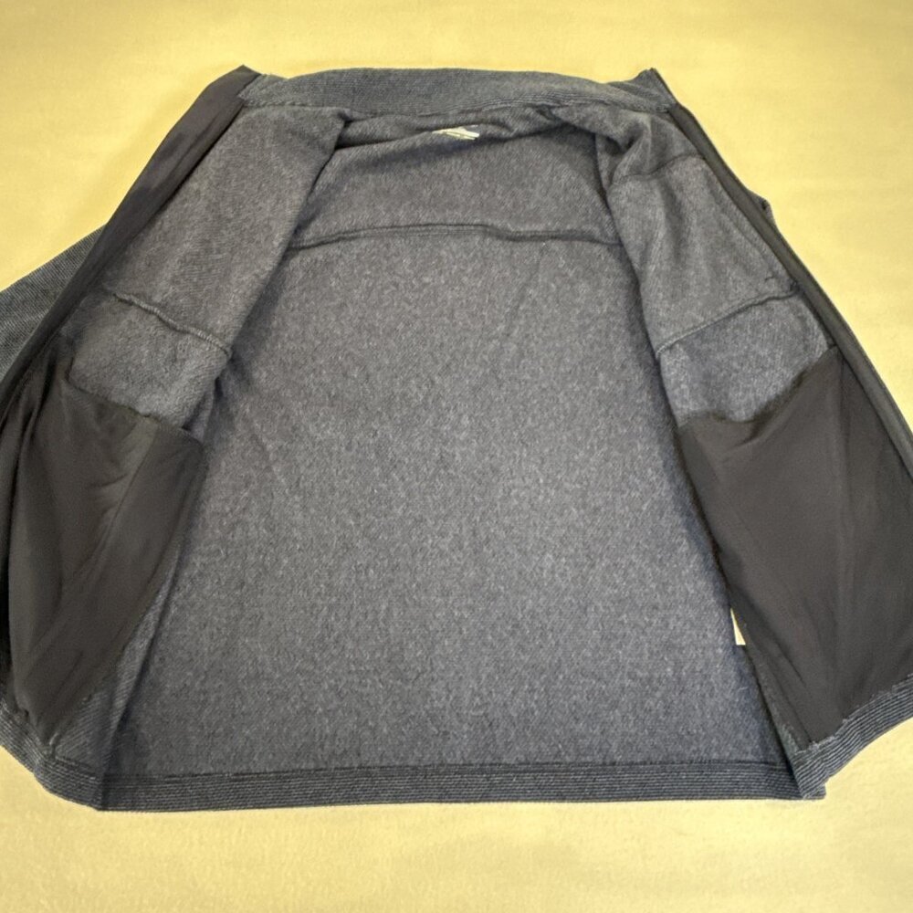 Ben Hogan Performance Men Med Dura Fleece Full Zip Golf Jacket, up to Color BLUE - Picture 5 of 9